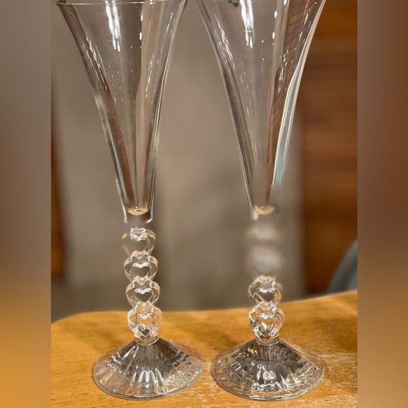 Cristal d'Arques Flûte Cœur Heart Flute (Flauta Corazon) - Picture 3 of 6